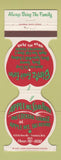 Matchbook Cover - Apple Mountain Steak House Skiing Freeland MI