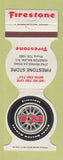 Matchbook Cover - Firestone Tires Winston Salem NC