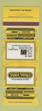 Matchbook Cover - Video World Movie Store VHS Milwaukee Waukesha WI