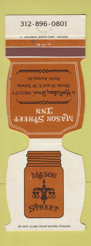 Matchbook Cover - Mason Street Inn Holiday Inn North Aurora IL