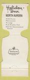 Matchbook Cover - Mason Street Inn Holiday Inn North Aurora IL