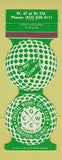Matchbook Cover - Crystal Woods Golf Club Woodstock IL