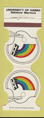 Matchbook Cover - University of Hawaii Rainbows football 1983 Liberty Bank