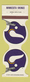 Matchbook Cover - Minnesota Vikings Football WEAR