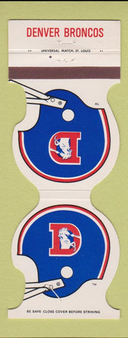 Matchbook Cover - Denver Broncos Football