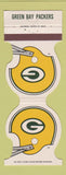 Matchbook Cover - Green Bay Packers Football Hilton Troy MI 1982