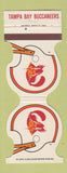 Matchbook Cover - Tampa Bay Buccaneers Football 1982 Bank Tampa FL