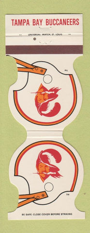 Matchbook Cover - Tampa Bay Buccaneers Football 1982 Bank Tampa FL