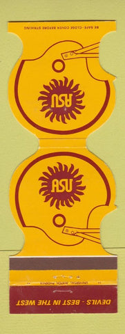 Matchbook Cover - Arizona State Sundevils Football 1977 Mexican Food Phoenix AZ