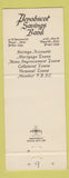 Matchbook Cover - Penobscot Savings Bank Ellsworth ME Bangor
