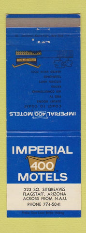 Matchbook Cover - Imperial 400 Motel Flagstaff AZ