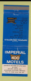 Matchbook Cover - Imperial 400 Motel Little Rock AR