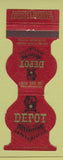 Matchbook Cover - Depot Restaurant South Miami FL
