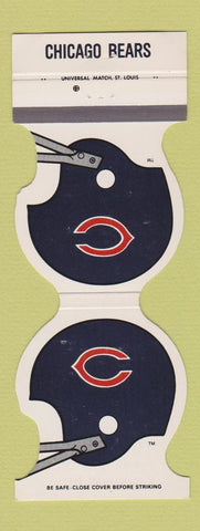 Matchbook Cover - Chicago Bears Football 1987 Lou Malnati's Pizza