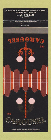 Matchbook Cover - Carousel Portland OR