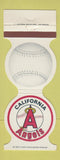 Matchbook Cover - California Angeles Baseball 1982 KMPC Radio 710
