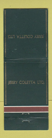 Matchbook Cover - Jerry Coletta Clothes Memphis TN