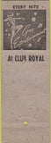 Matchbook Cover - Tavern Cocktail Bar Fairbanks AK POOR girlie back