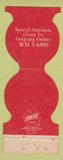 Matchbook Cover - Oriental Pearl New York City