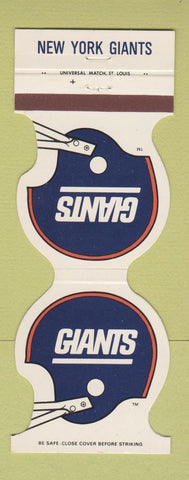 Matchbook Cover - New York Giants Football 1982 Seymour Trust Oxford CT