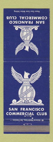 Matchbook Cover - San Francisco Commercial Club CA