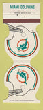 Matchbook Cover - Miami Dolphins Football