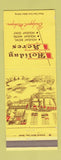 Matchbook Cover - Holiday Cres Bowling motel golf Bridgeport MI