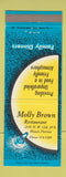 Matchbook Cover - Molly Brown Restaurant Miami FL