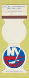 Matchbook Cover - New York Islanders Hockey 1982-83