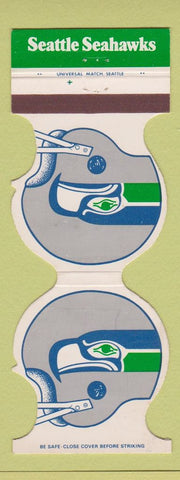 Matchbook Cover - Seattle Seahawks Football 1979 Abrasives NW Seattle WA