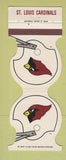 Matchbook Cover - St Louis Cardinals Football