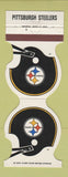 Matchbook Cover - Pittsburgh Steelers Football 1985 Geibel's Butler PA