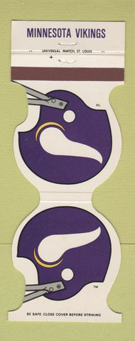 Matchbook Cover Minnesota Vikings Football 1982 Mark's Eden Prairie Standard MN