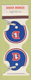 Matchbook Cover - Denver Broncos Football