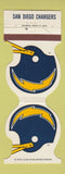 Matchbook Cover - San Diego Chargers Football 1982 Fastman's San Diego CA