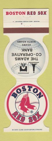 Matchbook Cover - Boston Red Sox Baseball 1986 Adams COOP Bank MA