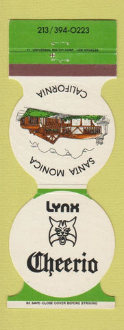 Matchbook Cover - Lynn Cheerio Santa Monica CA