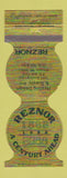 Matchbook Cover - Reznor 1988 Heating Design Supply Wausau WI