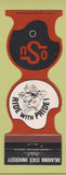 Matchbook Cover - Oklahoma State University Cowboys 1985 Kwik Kopy Tulsa OK