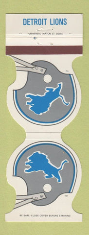 Matchbook Cover - Detroit Lions Football 1985 Overnite Trucking