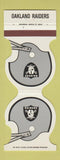 Matchbook Cover - Oakland Raiders Football 1980 ATD Federal Credit Union