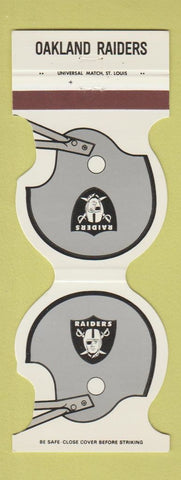 Matchbook Cover - Oakland Raiders Football 1980 ATD Federal Credit Union