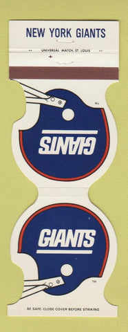 Matchbook Cover - New York Giants Football 1981 Bams Newark NJ store