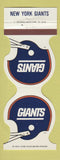 Matchbook Cover - New York Giants Football 1983 Bal Harbour Wildwood Crest NJ