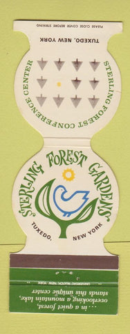 Matchbook Cover - Sterling Forest Gardens Tuxedo NY