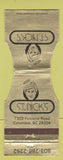 Matchbook Cover - St Nick's Columbia SC WEAR