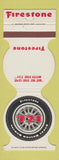Matchbook Cover - Firestone Tires