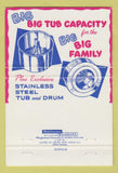 Matchbook Cover - Speed Queen Washing Machine girlie 40 Strike