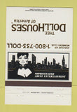 Matchbook Cover - Dollhouse Strip Club girlie 40 Strike