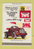Matchbook Cover - GMC Trucks Baltimore MD WORN BACK 40 Strike